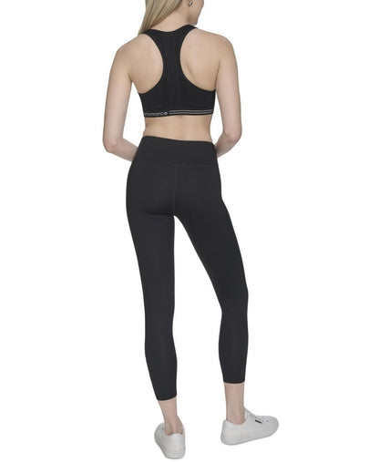 Calvin Klein Performance Women's High-Rise 7/8 Leggings - Black/brandied Apricot