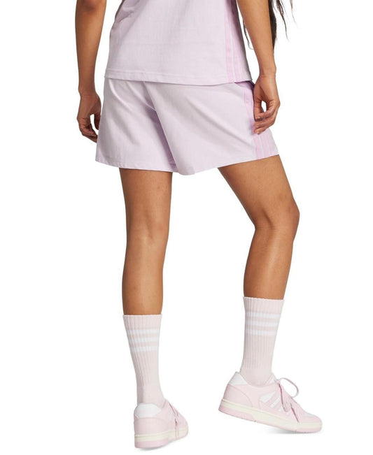 Adidas Women's Essential Drawstring Pull-on Shorts - Ice Lavender - S
