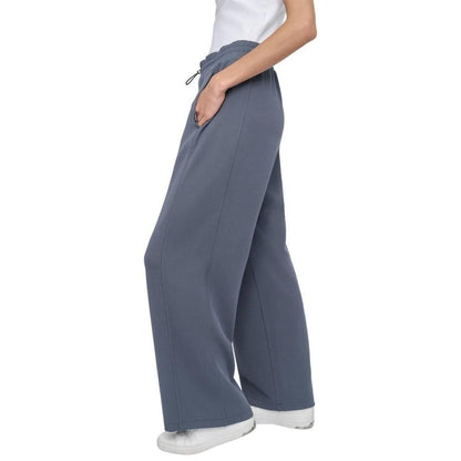 Dkny Sport Women's Highline Ribbed Wide-Leg Pants - Turbulence
