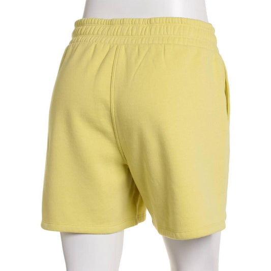 Calvin Klein Women's Smocked Waistband MIDI Shorts - Muted Lime