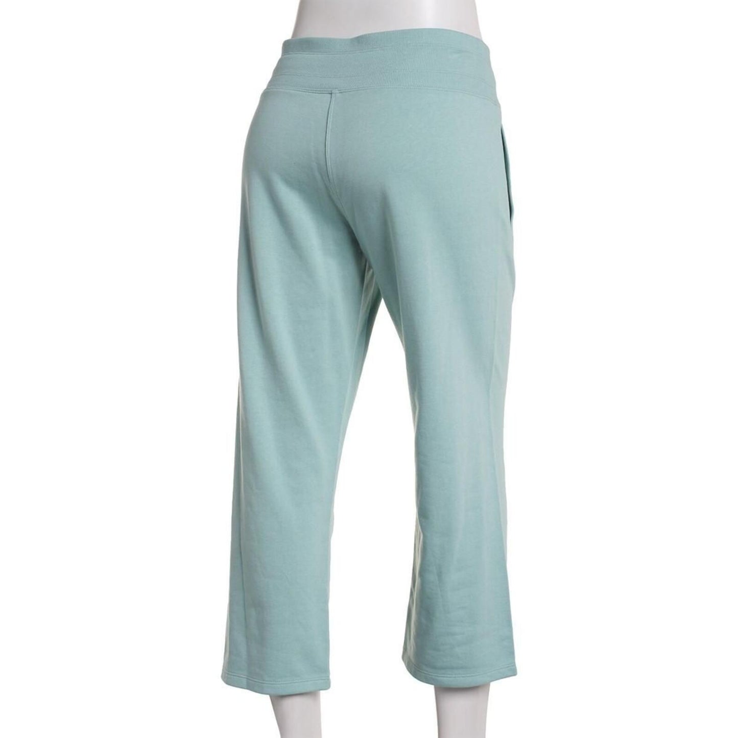 Calvin Klein Women's Cropped Drawstring-Waist Pants - Blue Surf