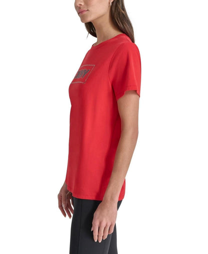 Dkny Sport Women's Graphic T-Shirt - Red Light