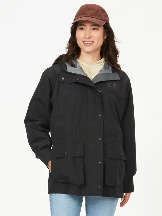 Marmot Women's '78 All-Weather Rain Parka (Fall 2025) in Black