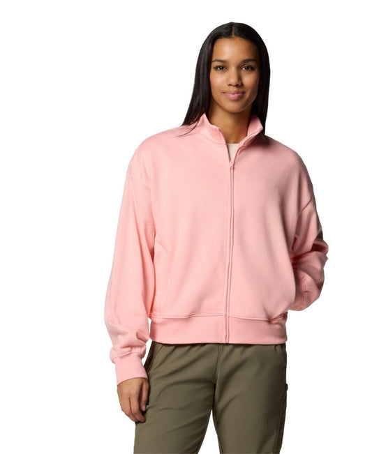 Columbia Women's Aldermore Full Zip Fleece Top - Pink Sand