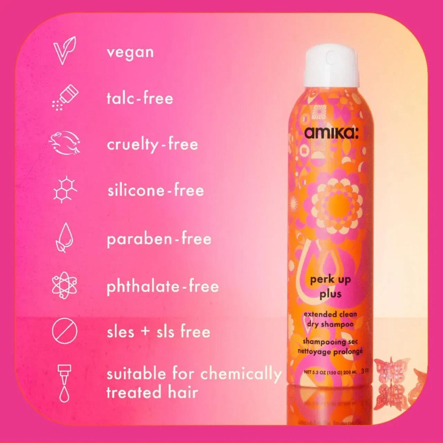 Amika Perk Up PLUS Dry Shampoo - 5.3oz