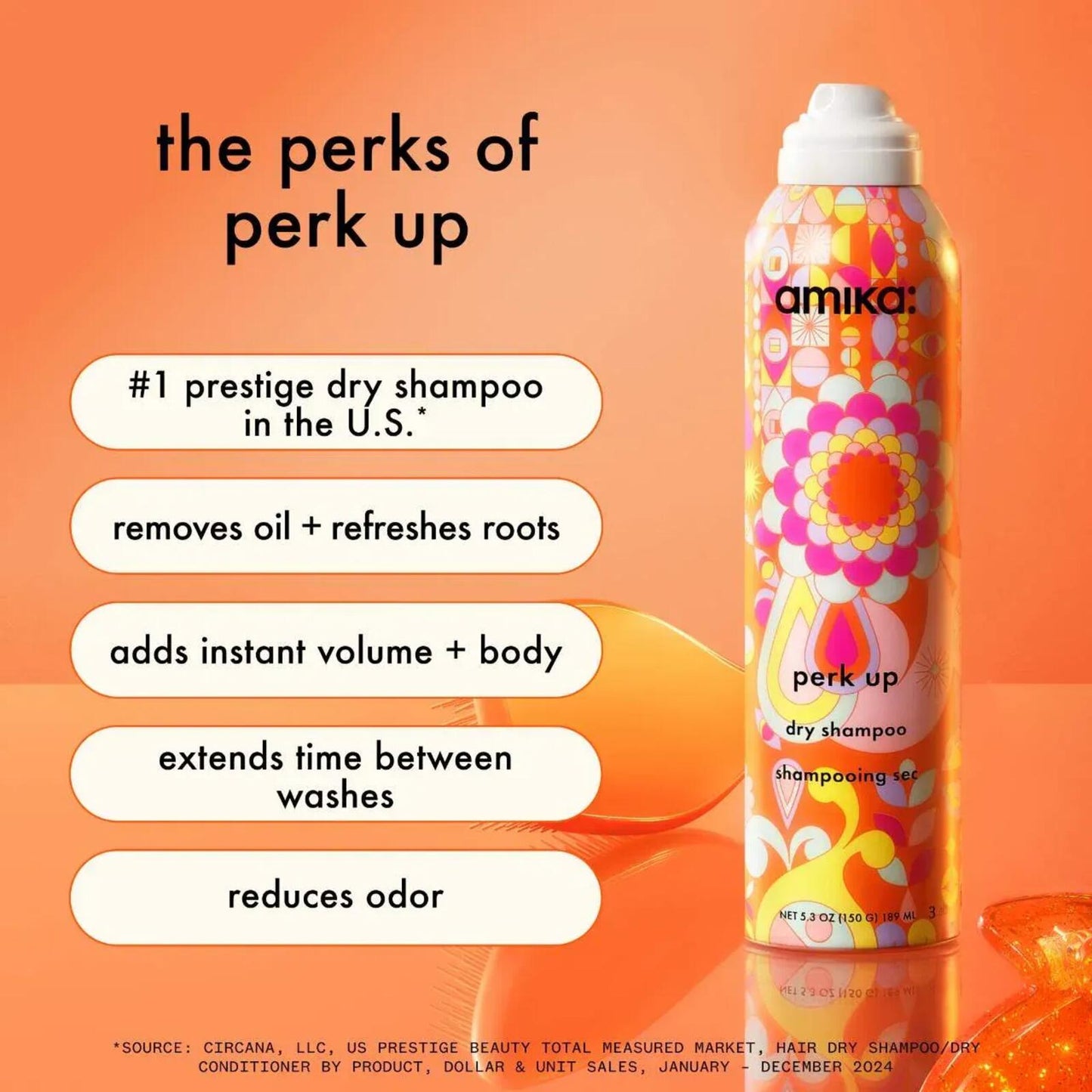 Amika Perk Up ORIGINAL Dry Shampoo - 5.3oz