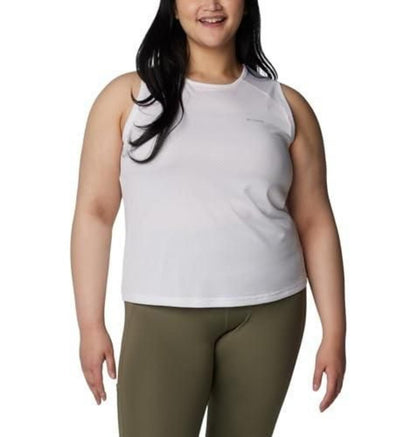Columbia Women's Bogata Bay Sleeveless Casual Shirt - White L