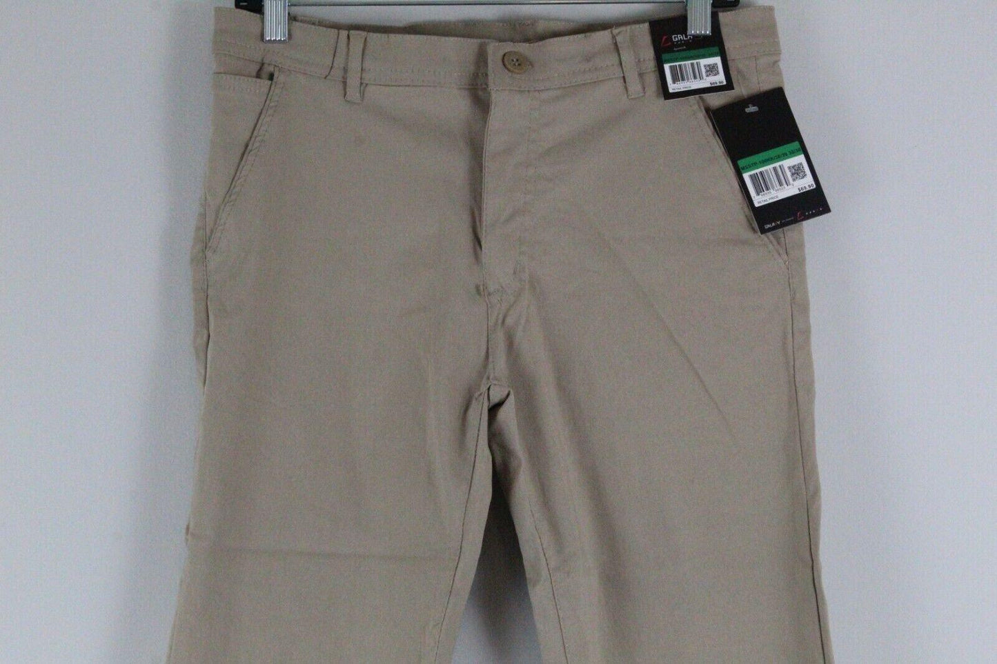GALAXY by HARVIC - Men's Pants Stretch Twill Size 30W X 30L - Khaki