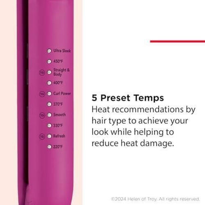 Revlon Easy Heat Precision Hair Flat Iron - 1": Ceramic
