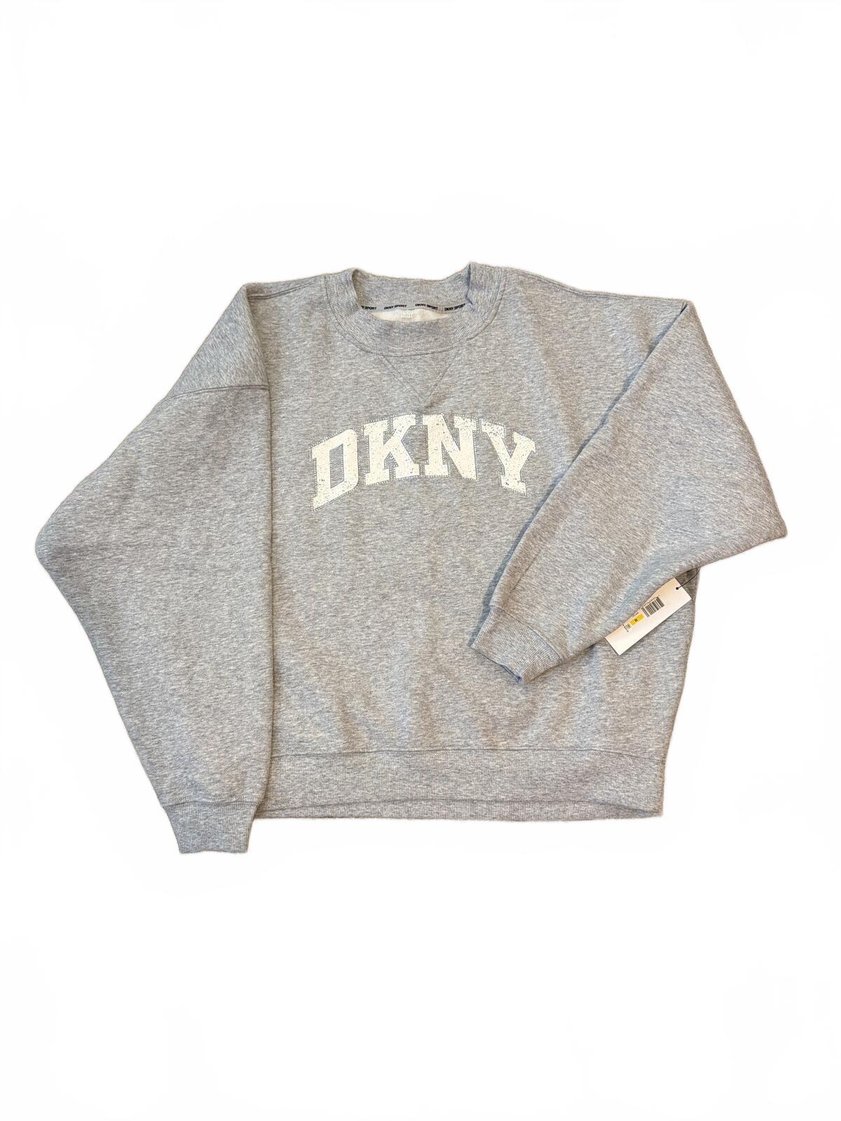 DKNY Women's Exploded Rhinestone Varsity Logo Sweatshirt