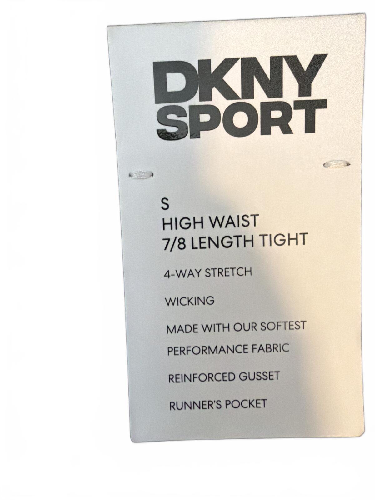 DKNY Sport Women's Exploded-Logo Stretch 7/8 Leggings - Black - S