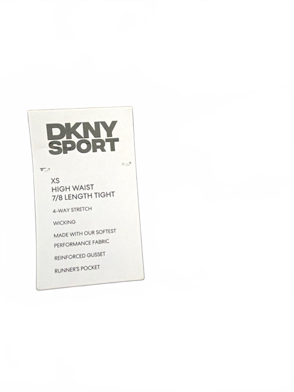 DKNY Sport Women's Exploded-Logo Stretch 7/8 Leggings - Black - XS