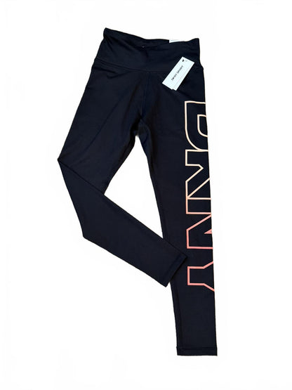 DKNY Sport Women's Exploded-Logo Stretch 7/8 Leggings - Black - XS