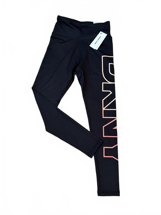 DKNY Sport Women's Exploded-Logo Stretch 7/8 Leggings - Black - XS
