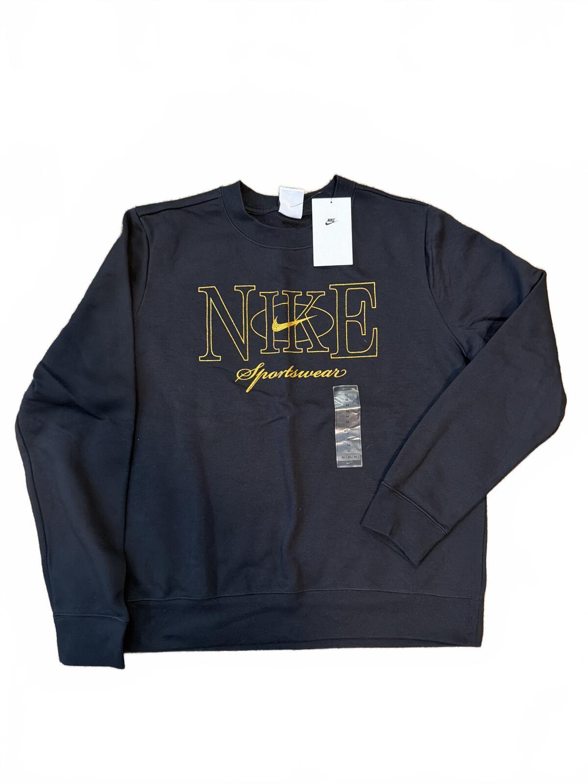 Nike Women's Sportswear Club Fleece Shine Crewneck Sweatshirt