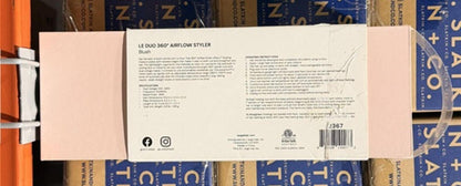L'ange Hair Le Duo Airflow Styler: Hair Styling, Straightening, Curling, All Hair Types, 5 Heat Settings, Plastic